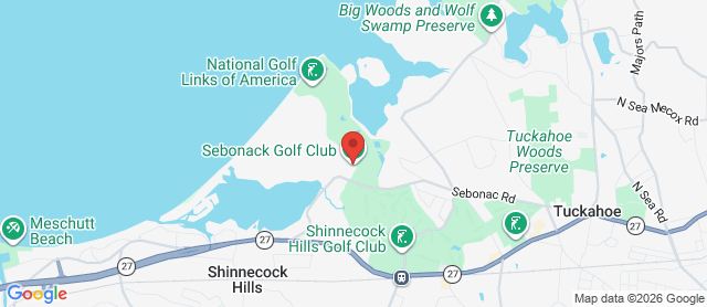 Map for Sebonack Golf Course
