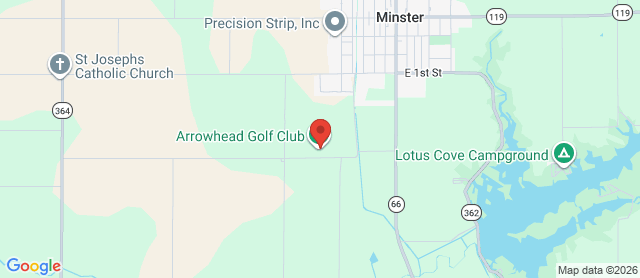 Map for Arrowhead Golf Club
