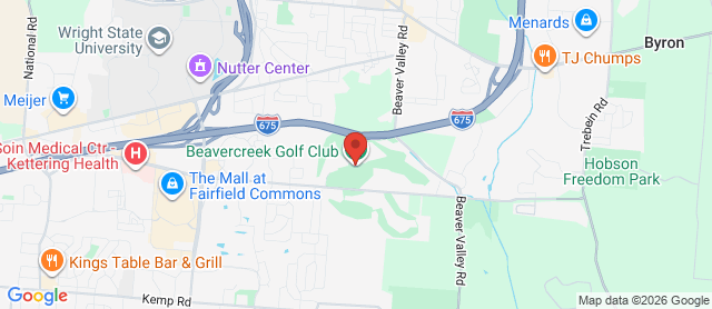 Map for Beavercreek Golf Club