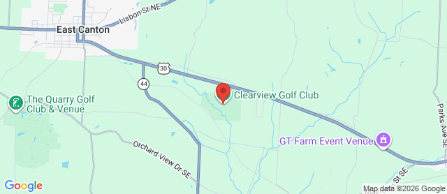 Map for Clearview Golf Club