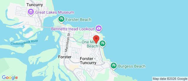 Map for Forster Tuncurry Golf Club
