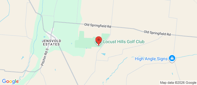 Map for Locust Hills Golf Club