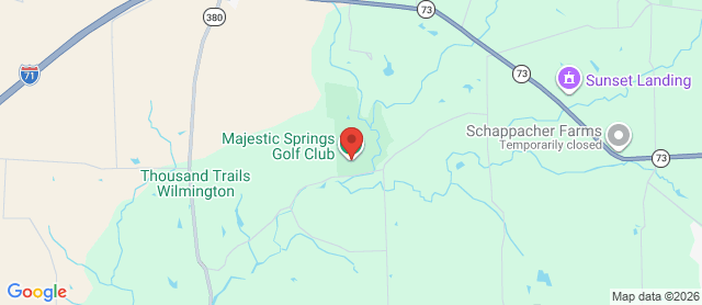 Map for Majestic Springs Golf Club