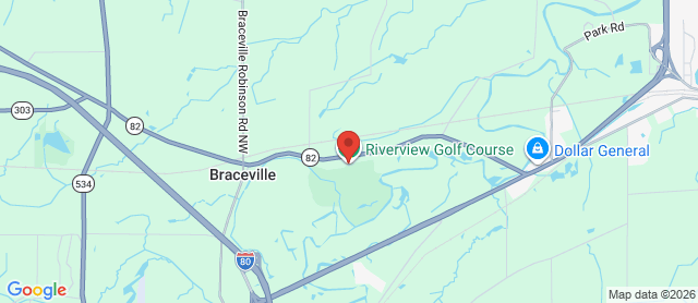 Map for Riverview Golf Course