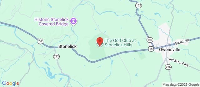 Map for The Golf Club at Stonelick Hills