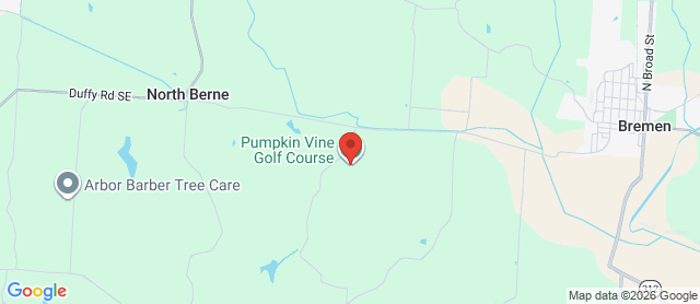 Map for Pumpkin Vine Golf Course