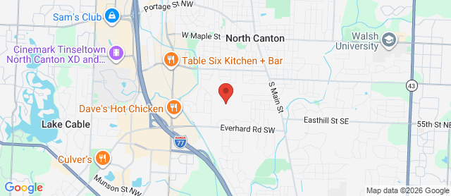 Map for Arrowhead Golf and Banquet Center