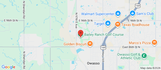 Map for Bailey Ranch Golf Club