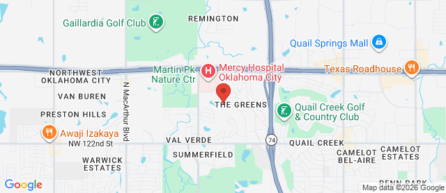Map for The Greens Country Club