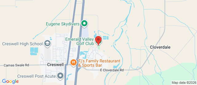 Map for Emerald Valley Golf Club