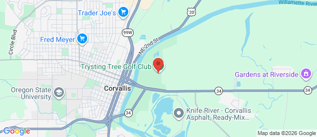 Map for Trysting Tree Golf Club