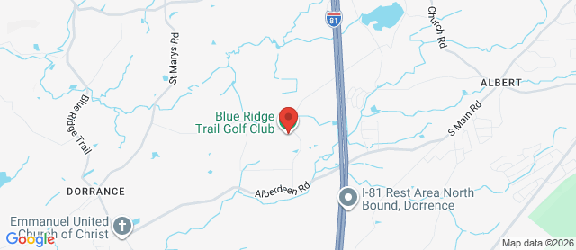 Map for Blue Ridge Trail Golf Club