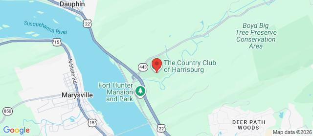 Map for Country Club of Harrisburg