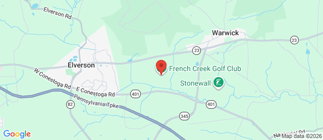 Map for French Creek Golf Club