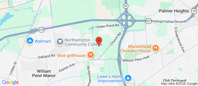 Map for Green Pond Country Club