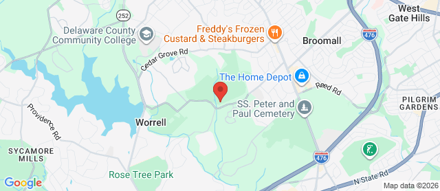 Map for Paxon Hollow Country Club