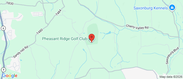 Map for Pheasant Ridge Golf Course