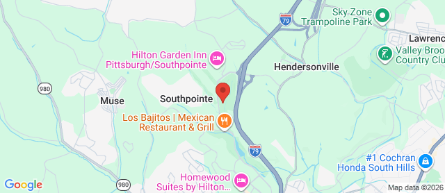 Map for Southpointe Golf Club