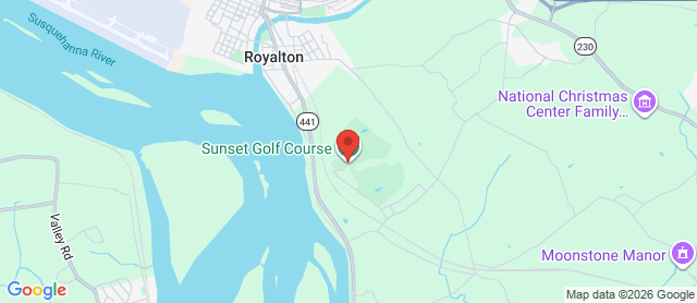 Map for Sunset Golf Course