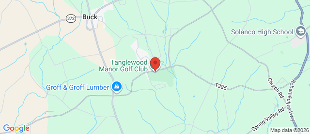 Map for Tanglewood Manor Golf Club