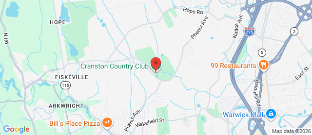 Map for Cranston Country Club