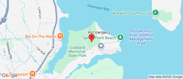 Map for Potowomut Golf Club