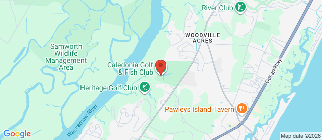 Map for Caledonia Golf & Fish Club