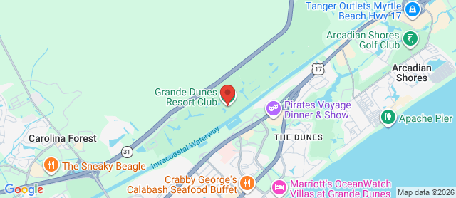 Map for The Grande Dunes Resort Club