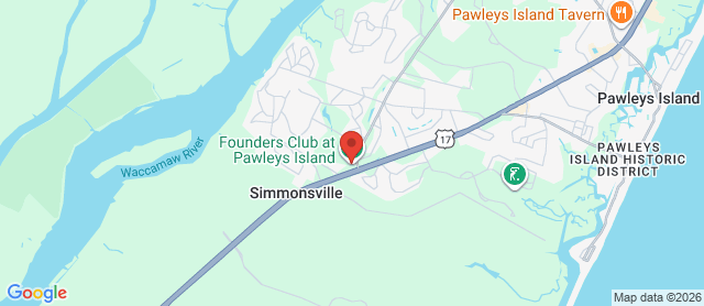 Map for The Founders Club at Pawleys Island