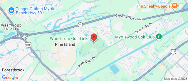 Map for World Tour Golf Club