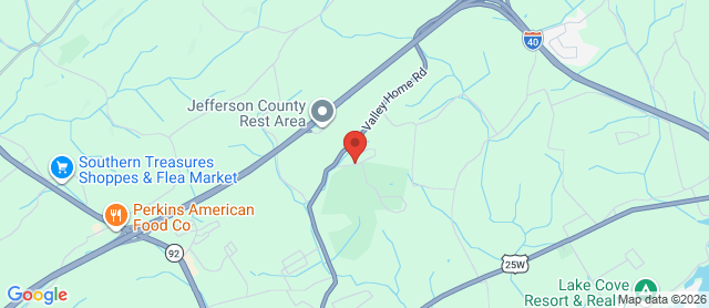 Map for Dandridge Golf & Country Club