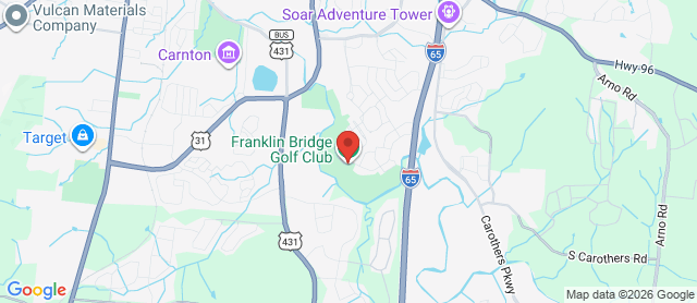 Map for Franklin Bridge Golf Club