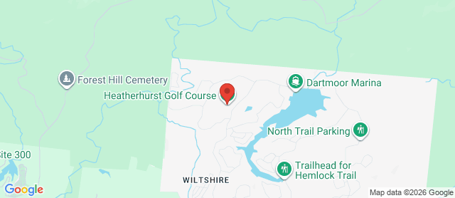 Map for Heatherhurst Golf Club at Fairfield Glade