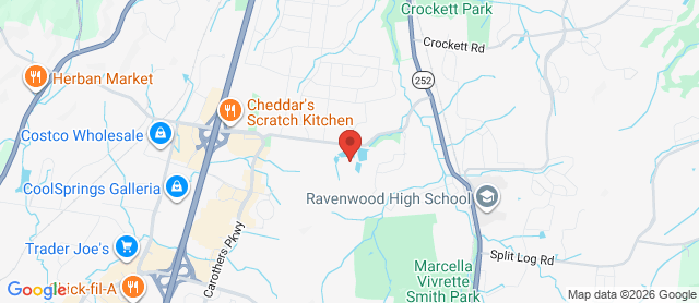 Map for Nashville Golf & Athletic Club