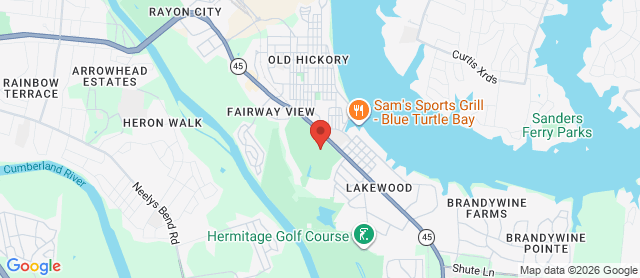 Map for Old Hickory Country Club