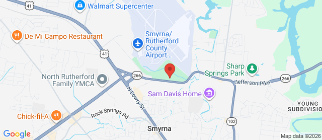 Map for Smyrna Golf Club