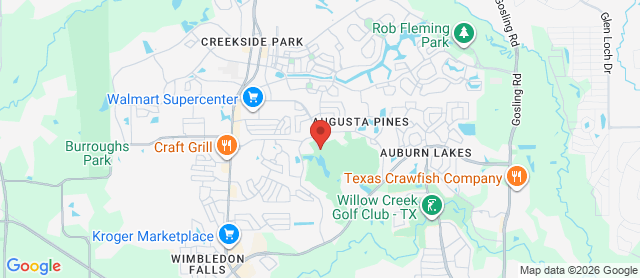Map for Augusta Pines Golf Club
