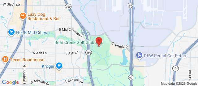 Map for Bear Creek Golf Club