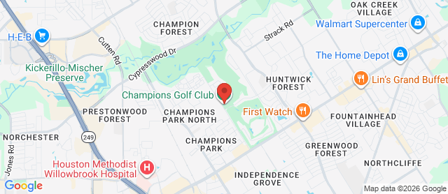 Map for Champions Golf Club