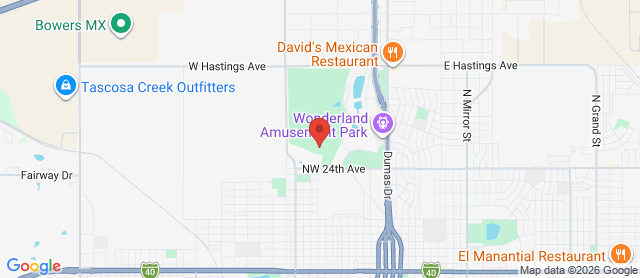 Map for Ross Rogers Golf Complex