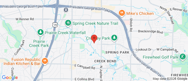Map for Sherrill Park Golf Course
