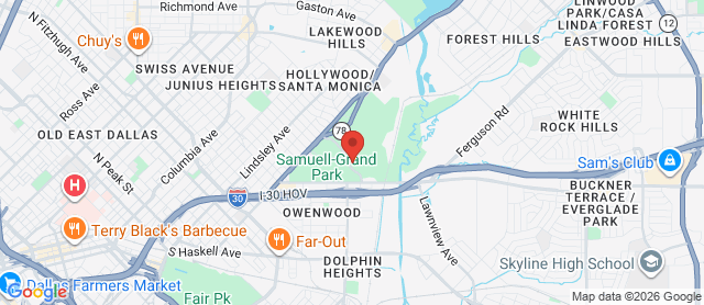 Map for Tenison Park