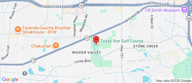 Map for Texas Star Golf Course