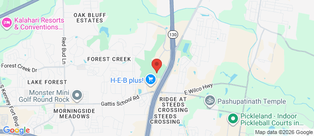 Map for The Golf Club at Star Ranch
