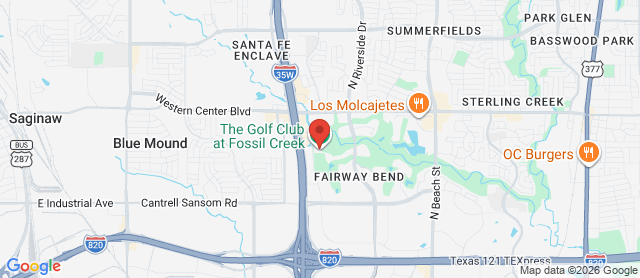 Map for The Golf Club of Fossil Creek