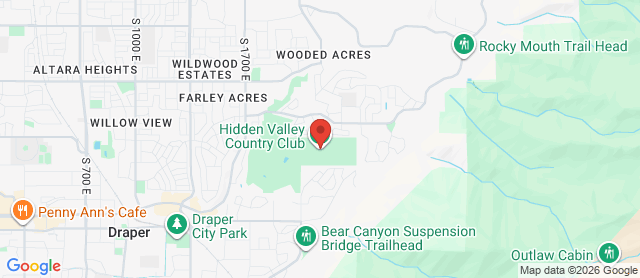 Map for Hidden Valley Country Club