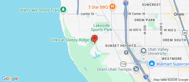 Map for Sleepy Ridge Golf Club