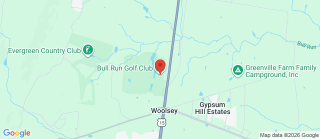 Map for Bull Run Golf Club