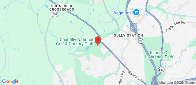 Map for Chantilly National Golf & Country Club