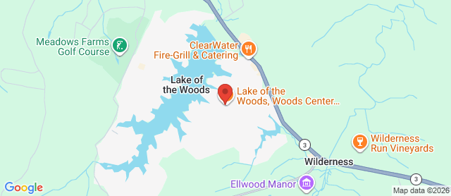 Map for Lake of the Woods Country Club